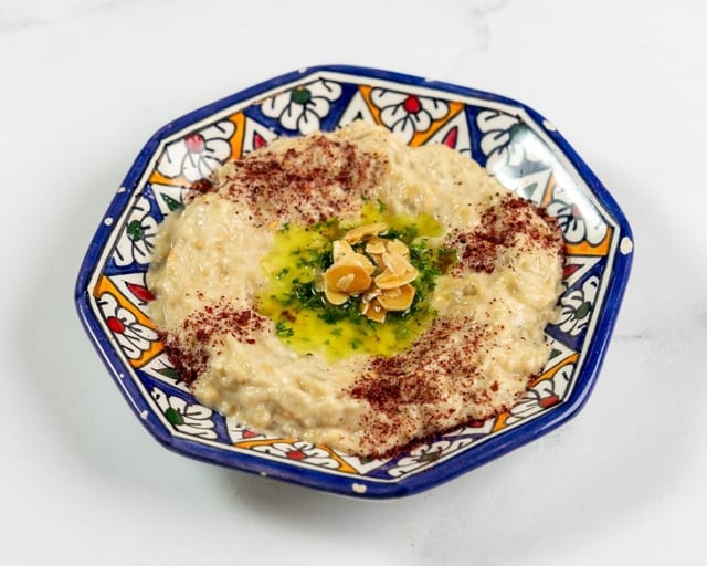 Baba Ghanoush and Bread.