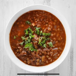 Moroccan lentil Soup